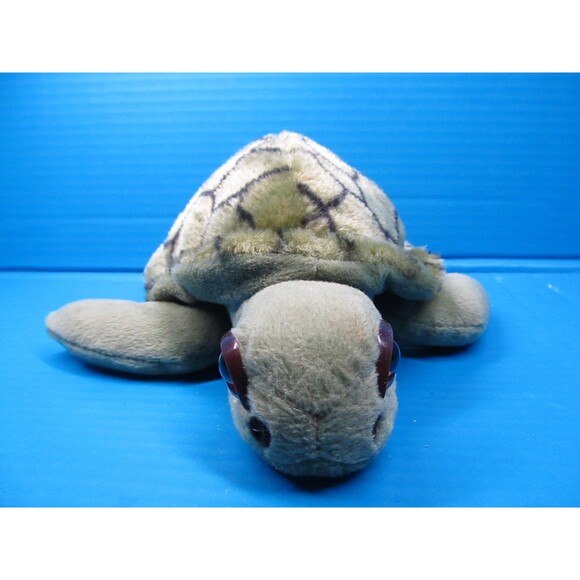 Sea World Busch Gardens 11" Green Sea Turtle Plush Stuffed Animal - Picture 2 of 7